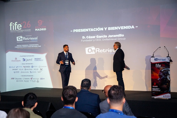 FiFE´26: El epicentro de la Ciberinteligencia. César García, CEO de OnRetrieval Group y Juan Antonio Gómez Bule, advisor