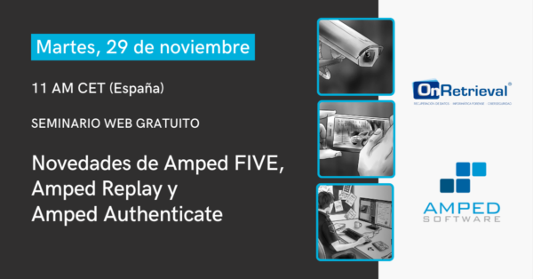 Novedades de Amped FIVE, Amped Replay y Amped Authenticate. Aprenda a usar las nuevas y potentes funciones que le ayudarán con sus investigaciones de imágenes y vídeos.