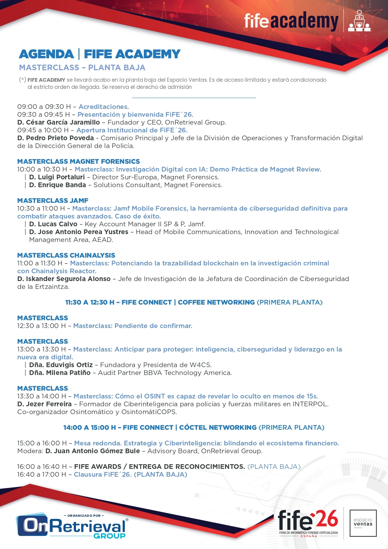 PROGRAMA FiFE26 ESP 1 PROGRAMA FiFE26 ESP 1